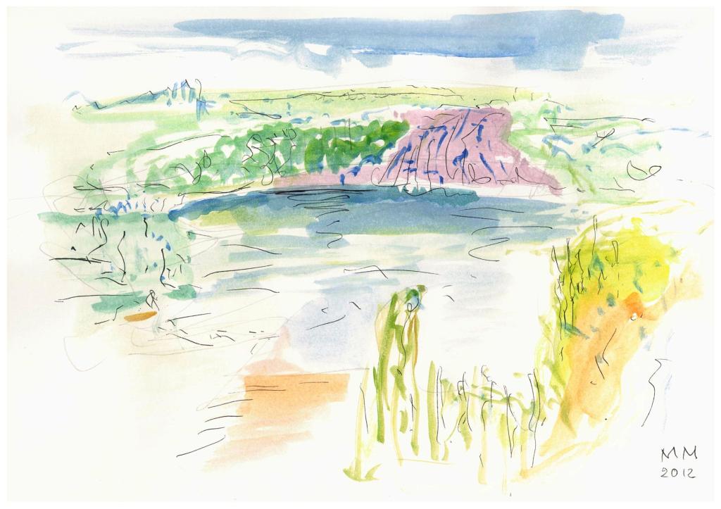 Ansicht des Geiseltalsee