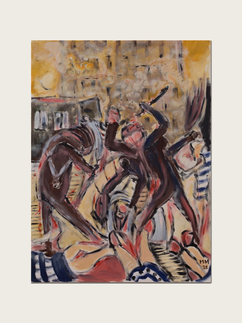 Im Namen der Lüge, Michael Mutschler, 2020, Acryl auf Leinwand